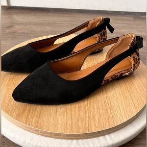 NWOT Lovely little cheetah print ballet flats size 7.5